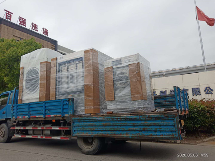 安徽和四川客戶訂購(gòu)的洗滌設(shè)備今日發(fā)貨